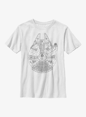 Star Wars Blue Falcon Youth T-Shirt