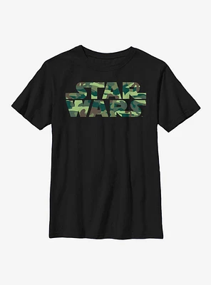 Star Wars Camo Logo Youth T-Shirt