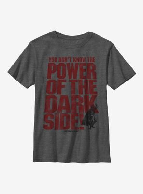 Star Wars Dark Side Power Youth T-Shirt