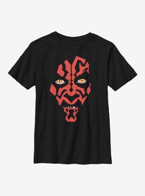 Star Wars Darth Maul Face Youth T-Shirt