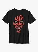 Star Wars Darth Maul Face Youth T-Shirt