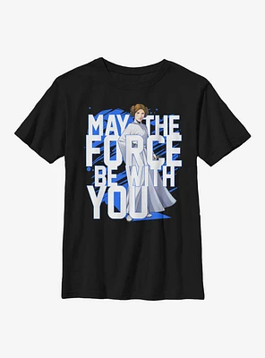 Star Wars Force Stack Leia Youth T-Shirt
