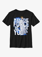 Star Wars Force Stack Leia Youth T-Shirt