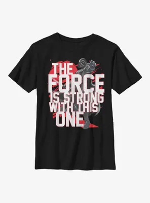 Star Wars Force Stack Vader Youth T-Shirt