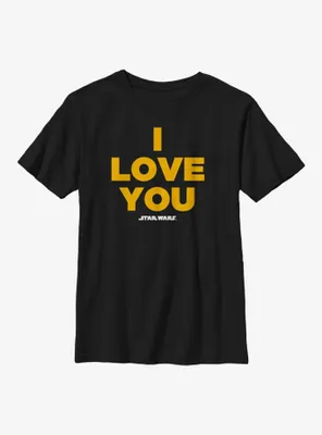 Star Wars I Love You Youth T-Shirt
