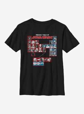 Star Wars Hero Chart Youth T-Shirt