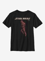 Star Wars Episode IX The Rise Of Skywalker Jet Red Youth T-Shirt