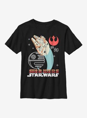 Star Wars Neon Space Youth T-Shirt
