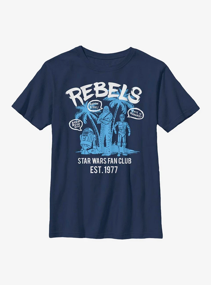 Star Wars Palm Chillin Youth T-Shirt