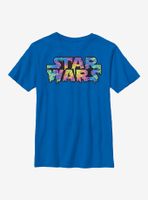 Star Wars Rainbow Drip Logo Youth T-Shirt