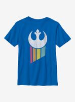 Star Wars Rainbow Rebel Logo Youth T-Shirt