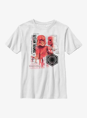 Star Wars Episode IX The Rise Of Skywalker Super Red Trooper Youth T-Shirt