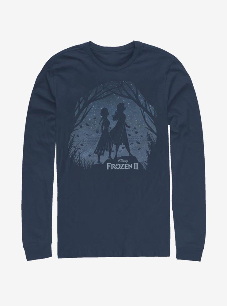 Disney Frozen 2 Night Scenery Long-Sleeve T-Shirt