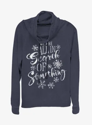 Disney Frozen 2 Search Of Something Cowlneck Long-Sleeve Womens Top