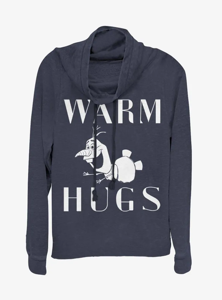 Disney Frozen 2 Warm Hugs Cowlneck Long-Sleeve Womens Top