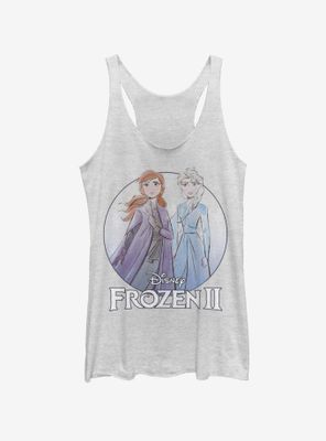 Disney Frozen 2 Anna Elsa Pose Womens Tank Top