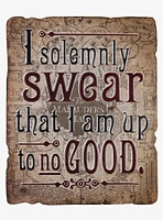 Harry Potter "I Solemnly Swear" Embossed Sign