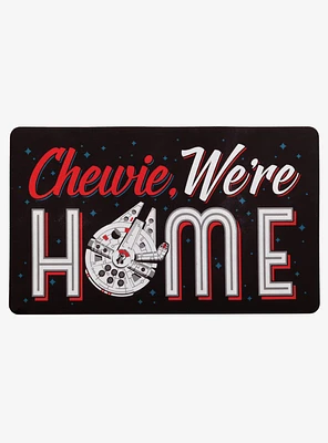 Star Wars "Chewie, We're Home" Door Mat