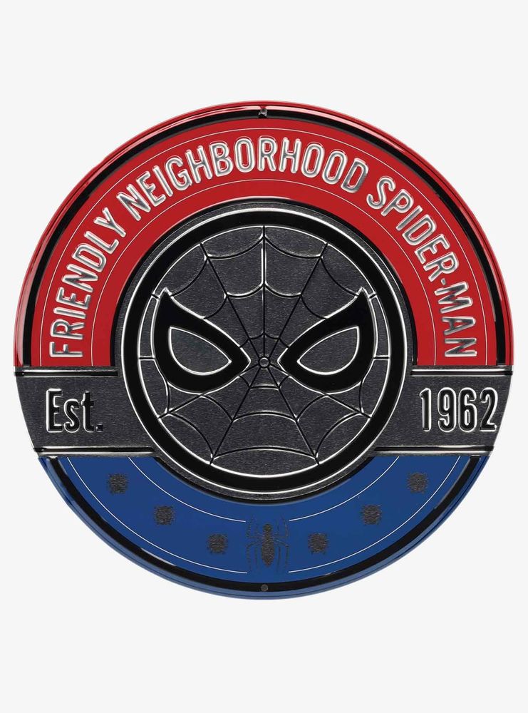 Marvel Spider-Man Friendly Neighborhood Spider-Man Tin Sign