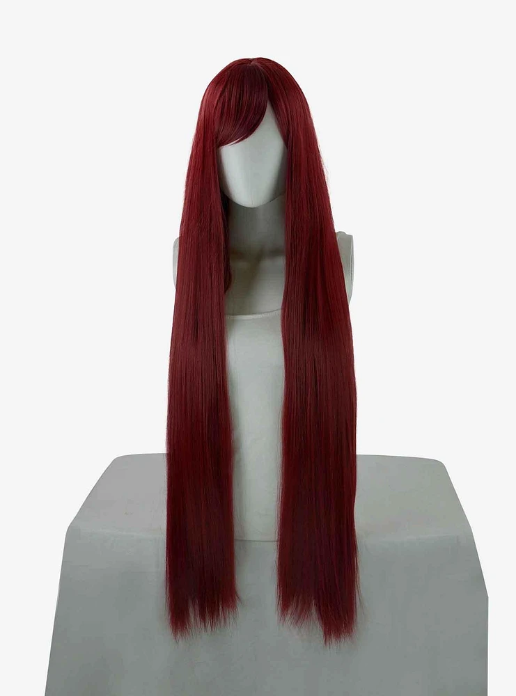 Epic Cosplay Persephone Burgundy Red Extra Long Straight Wig