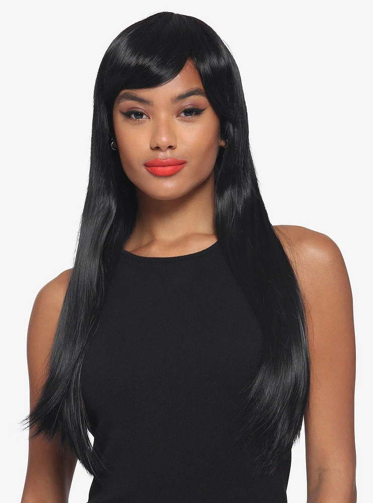 Epic Cosplay Nyx Black Long Straight Wig