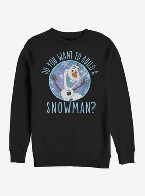 Disney Frozen Build a Snowman Sweatshirt