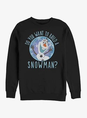 Disney Frozen Build a Snowman Sweatshirt