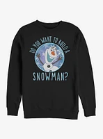 Disney Frozen Build a Snowman Sweatshirt