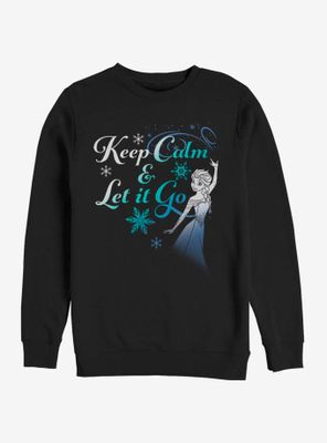 Disney Frozen Keep Calm And Let It Go Sweatshirt