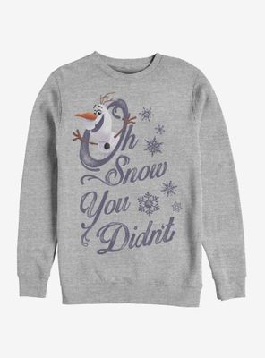 Disney Frozen Oh Snow Sweatshirt