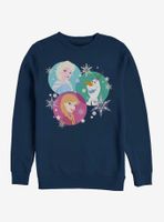 Disney Frozen Tri Sphere Characters Sweatshirt