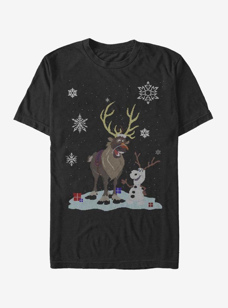 Disney Frozen Olaf And Sven Dress Up T-Shirt