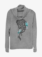 Disney Frozen True Thaw Cowlneck Long-Sleeve Womens Top