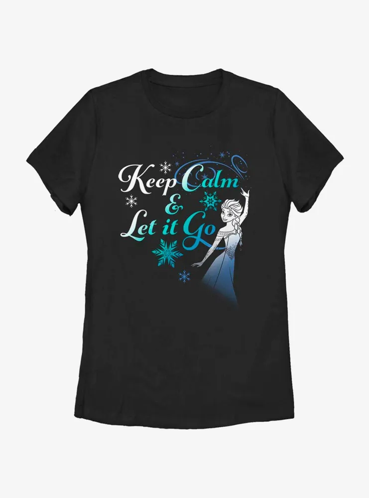 Disney Frozen Keep Calm And Let It Go Womens T-Shirt