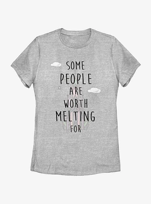 Disney Frozen Melting Snow Womens T-Shirt