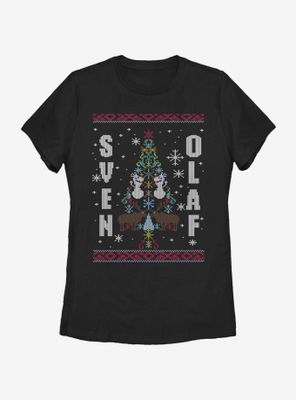 Disney Frozen Sven And Olaf Womens T-Shirt