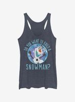 Disney Frozen Build a Snowman Womens Tank Top