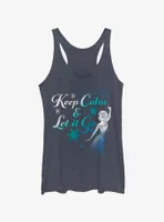 Disney Frozen Keep Calm And Let It Go Womens Tank Top