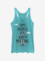 Disney Frozen Melting Snow Womens Tank Top