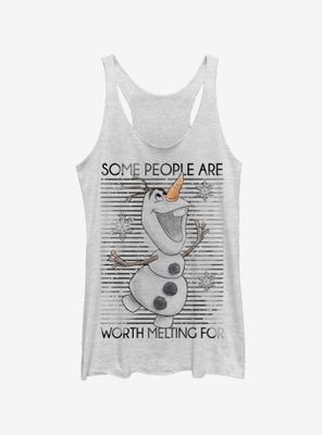 Disney Frozen Worth The Melt Womens Tank Top