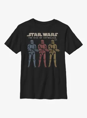 Star Wars Episode IX The Rise Of Skywalker Color Guards Youth T-Shirt