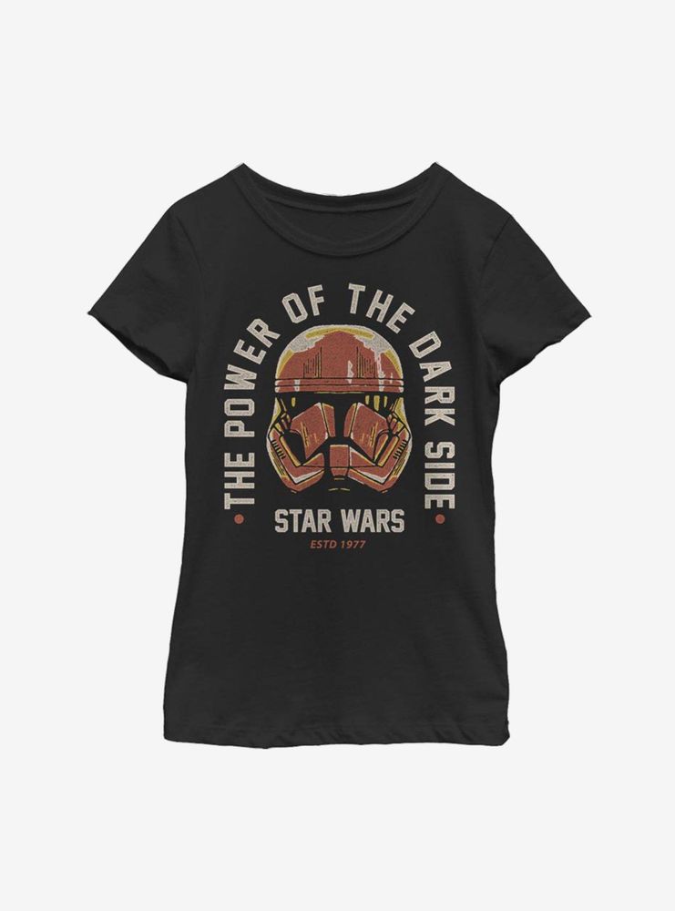 Star Wars Episode IX The Rise Of Skywalker Dark Side Power Youth Girls T-Shirt