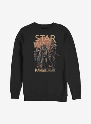 Star Wars The Mandalorian Character Pose Sweatshirt