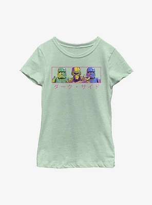 Star Wars Episode IX: The Rise Of Skywalker Line Up Japanese Text Youth Girls T-Shirt