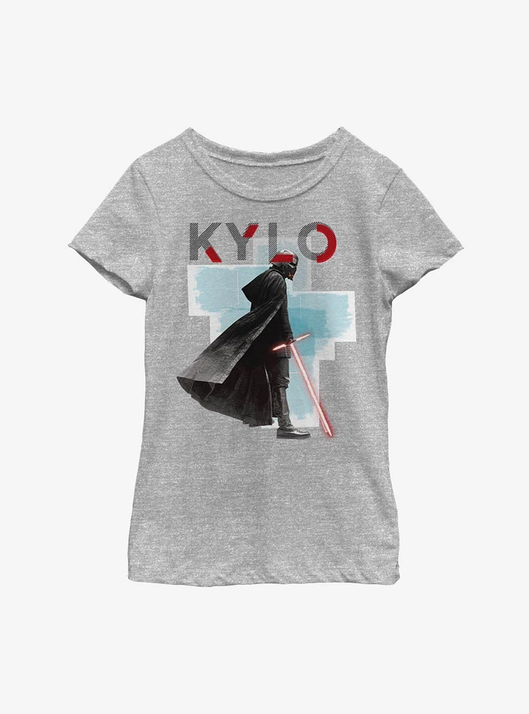 Star Wars Episode IX The Rise Of Skywalker Kylo Red Mask Youth Girls T-Shirt