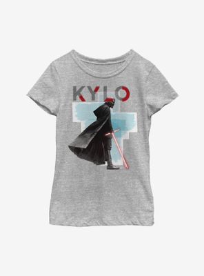 Star Wars Episode IX The Rise Of Skywalker Kylo Red Mask Youth Girls T-Shirt