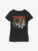 Star Wars Episode IX The Rise Of Skywalker Retro Buddies Youth Girls T-Shirt