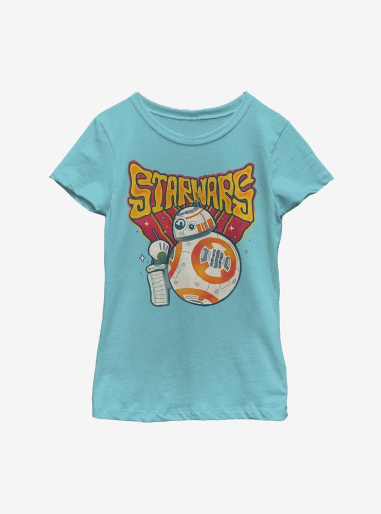 Star Wars Episode IX The Rise Of Skywalker Wobbly Youth Girls T-Shirt