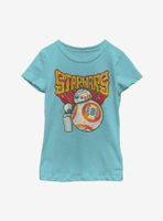 Star Wars Episode IX The Rise Of Skywalker Wobbly Youth Girls T-Shirt