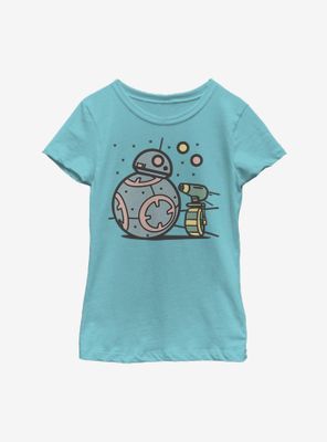Star Wars Episode IX The Rise Of Skywalker Droid Team Youth Girls T-Shirt